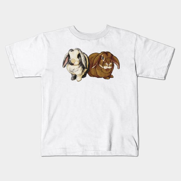 Stampy and Snoop Kids T-Shirt by Firlefanzzz